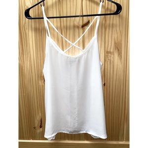 A&F White Tank